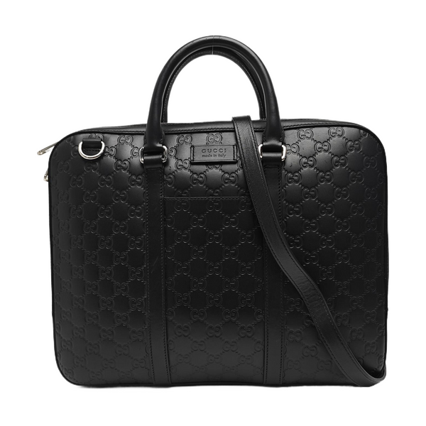 Signature Monogram Calfskin Black