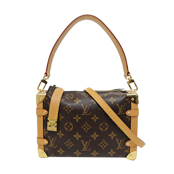 SIDE TRUNK MM Monogram Coated Canvas Brown
