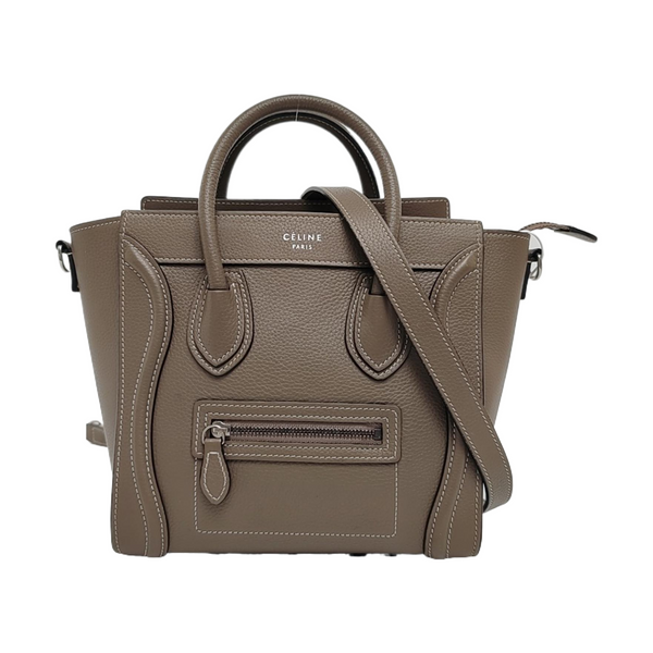 LUGGAGE Nano Calfskin Gray