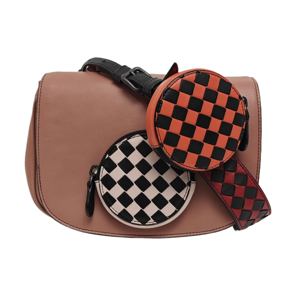 Lambskin Shoulder Bag Pink