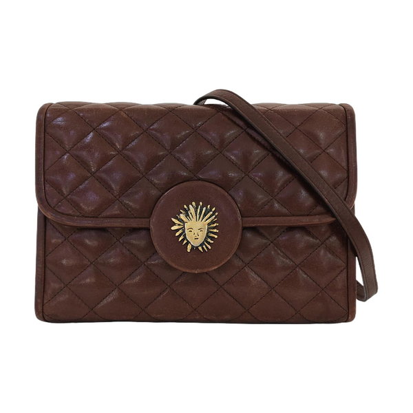 Quilted Calfskin Brown