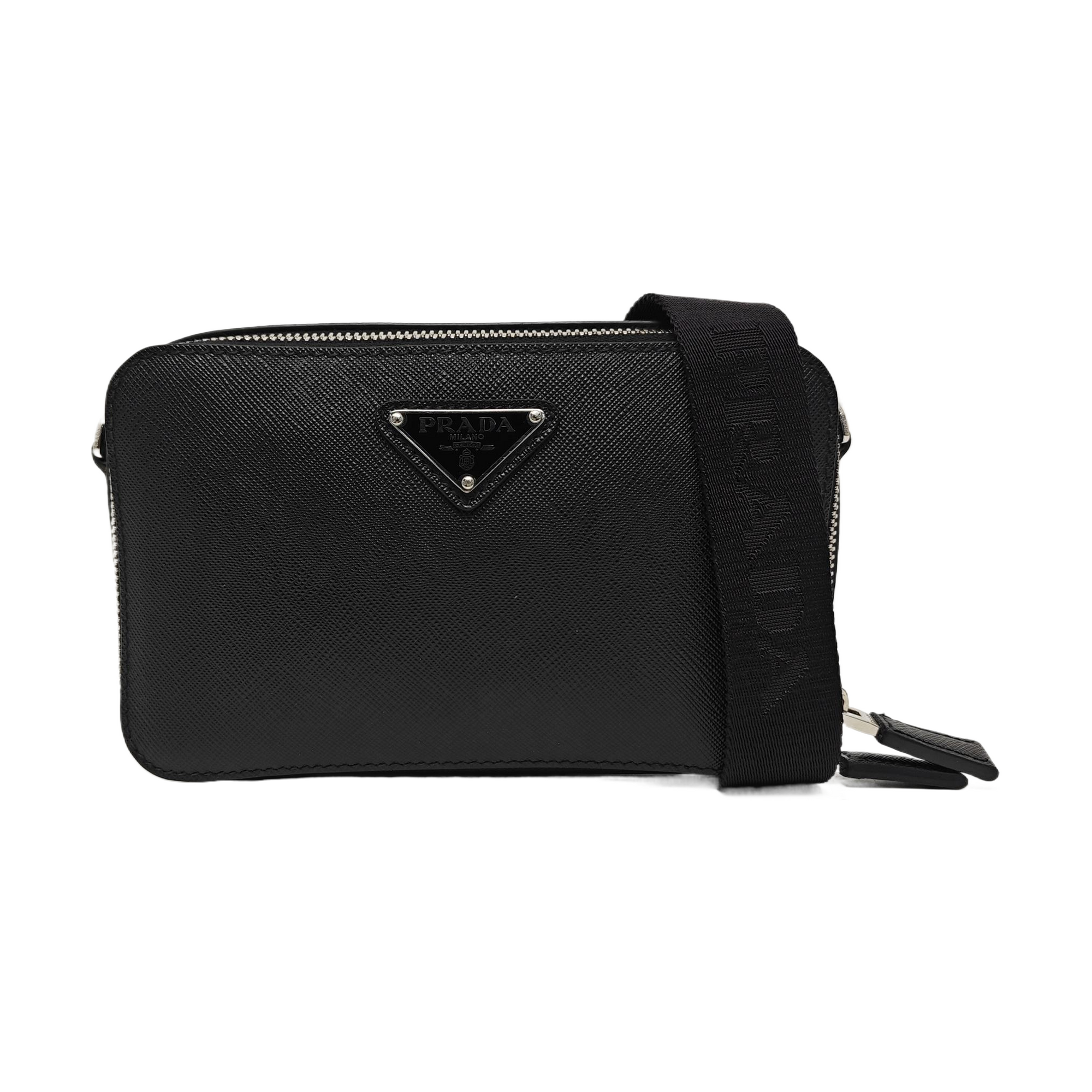 Leather Shoulder Bag Black