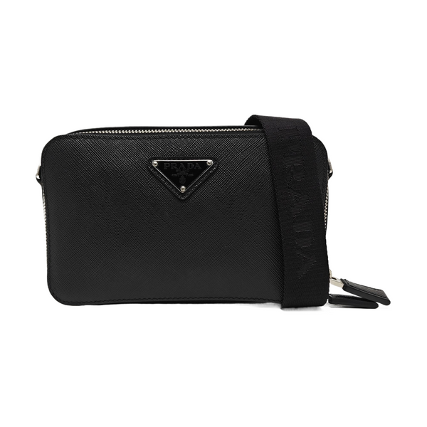 Leather Shoulder Bag Black