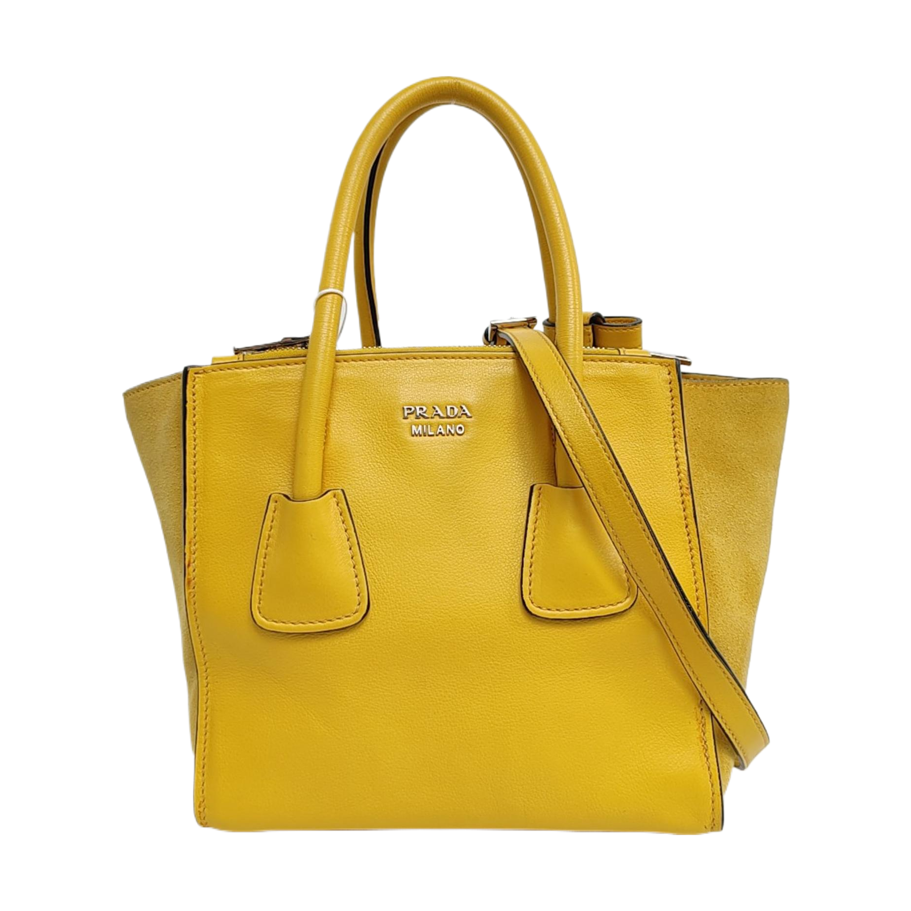 Calfskin Tote Bag Yellow