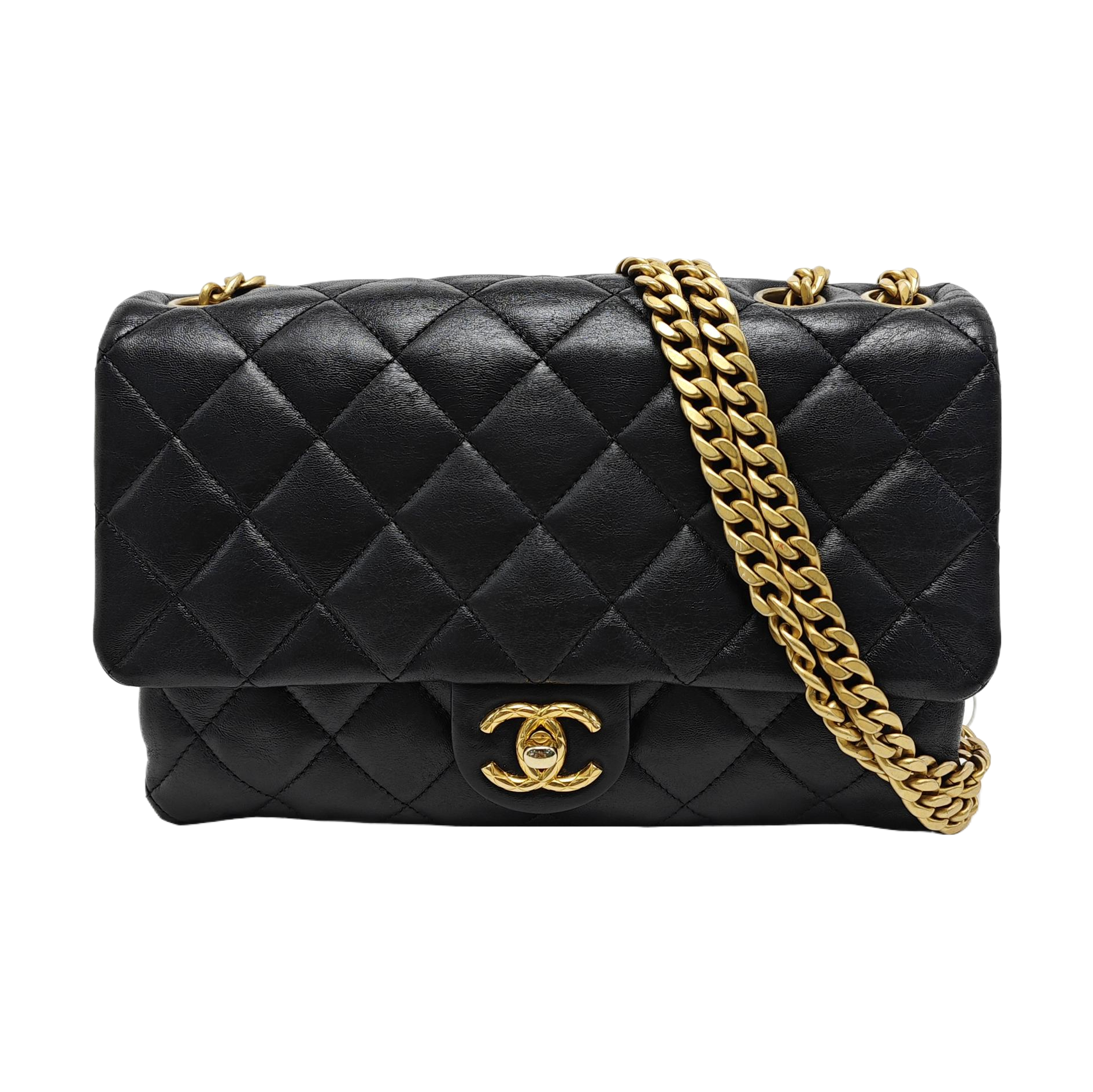 CLASSIC FLAP Small Quilted Lambskin Black