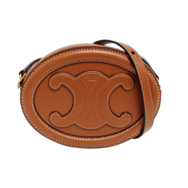 TRIOMPHE Small Calfskin Brown