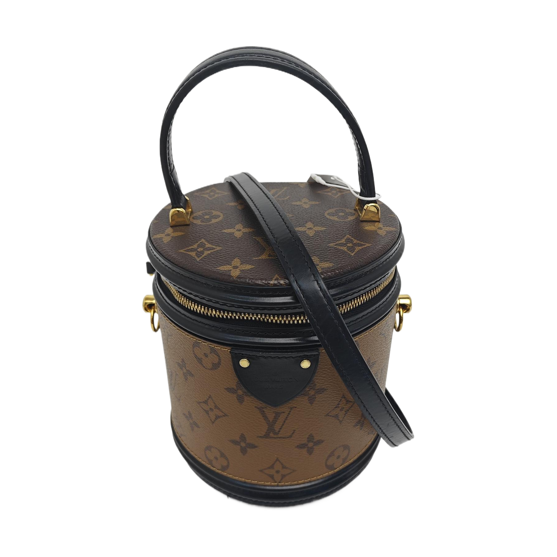 CANNES PM Monogram Coated Canvas Brown