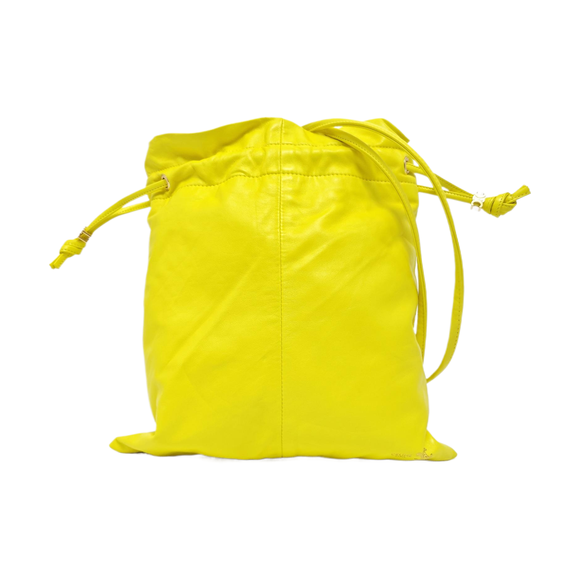 CRYSTAL POUCH Small Lambskin Yellow