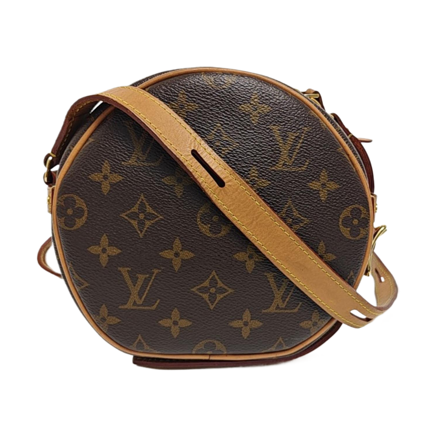 BOITE CHAPEAU PM Monogram Coated Canvas Brown