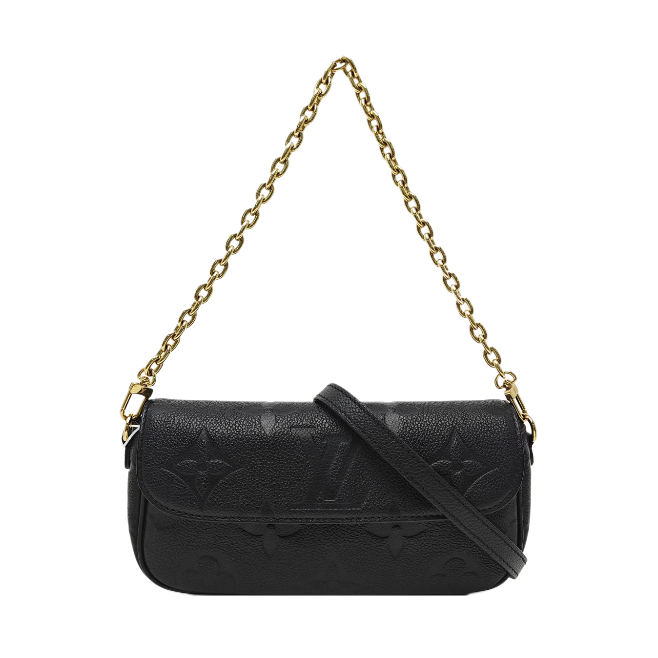 IVY Monogram Calfskin Black