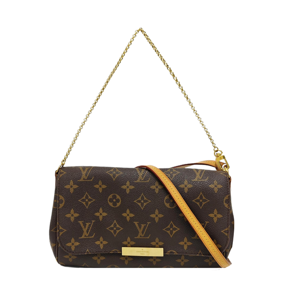 FAVORITE PM Monogram Coated Canvas Brown