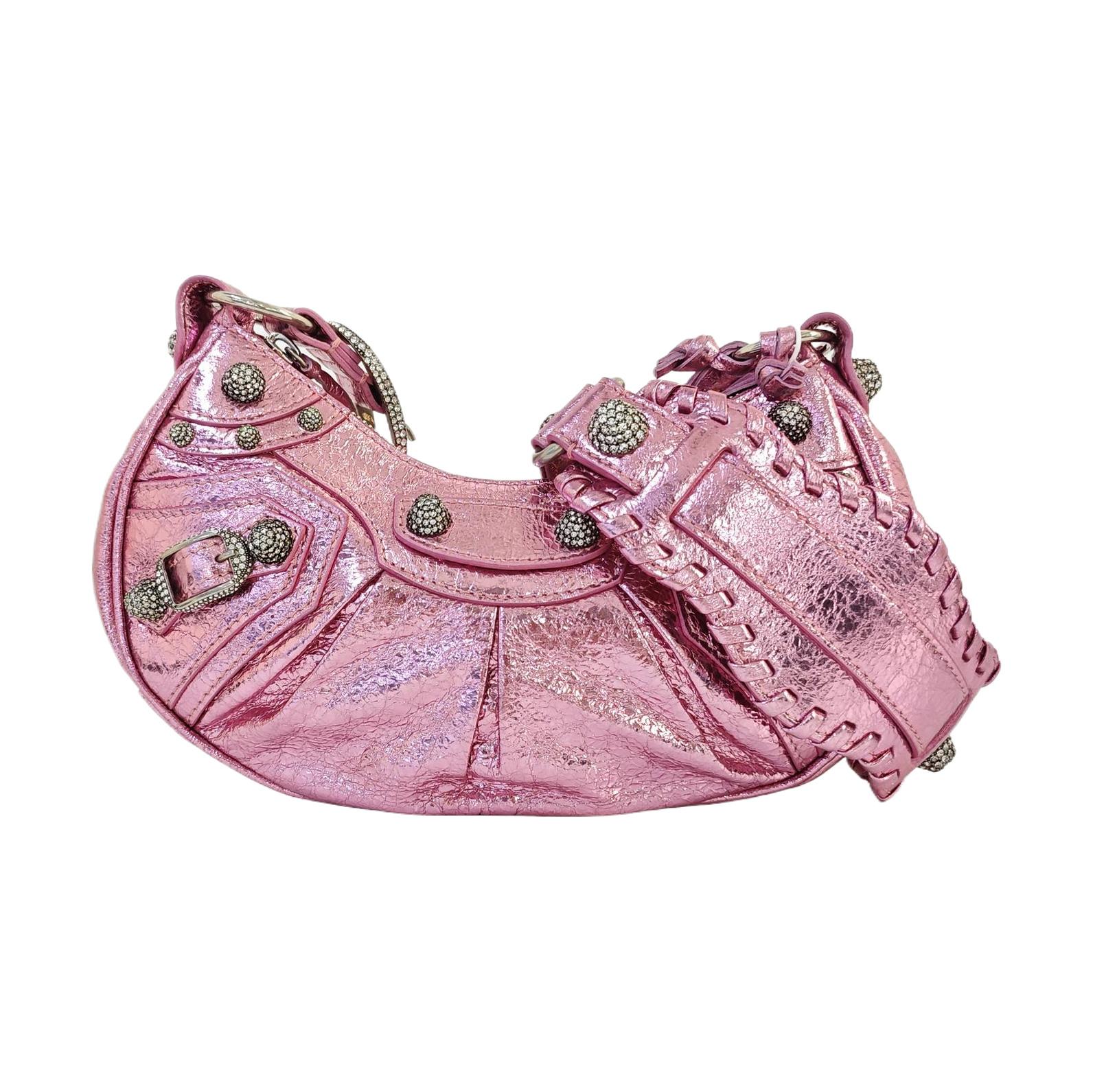 Le Cagole Mini Lambskin Pink