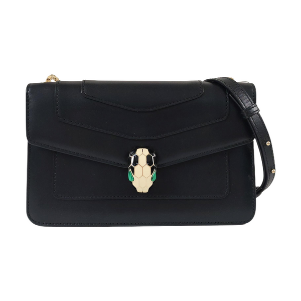 SERPENTI FOREVER Small Calfskin Black