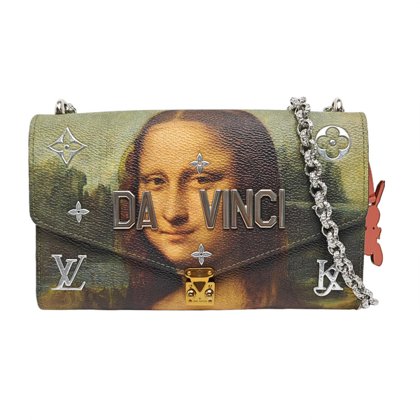 Coated Canvas Shoulder Bag Multicolor