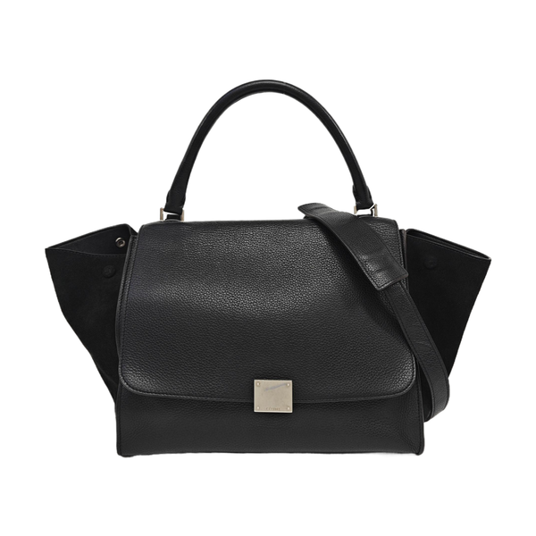 TRAPEZE Medium Calfskin Black
