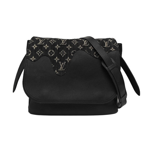 BESACE TOKYO Monogram Calfskin Black