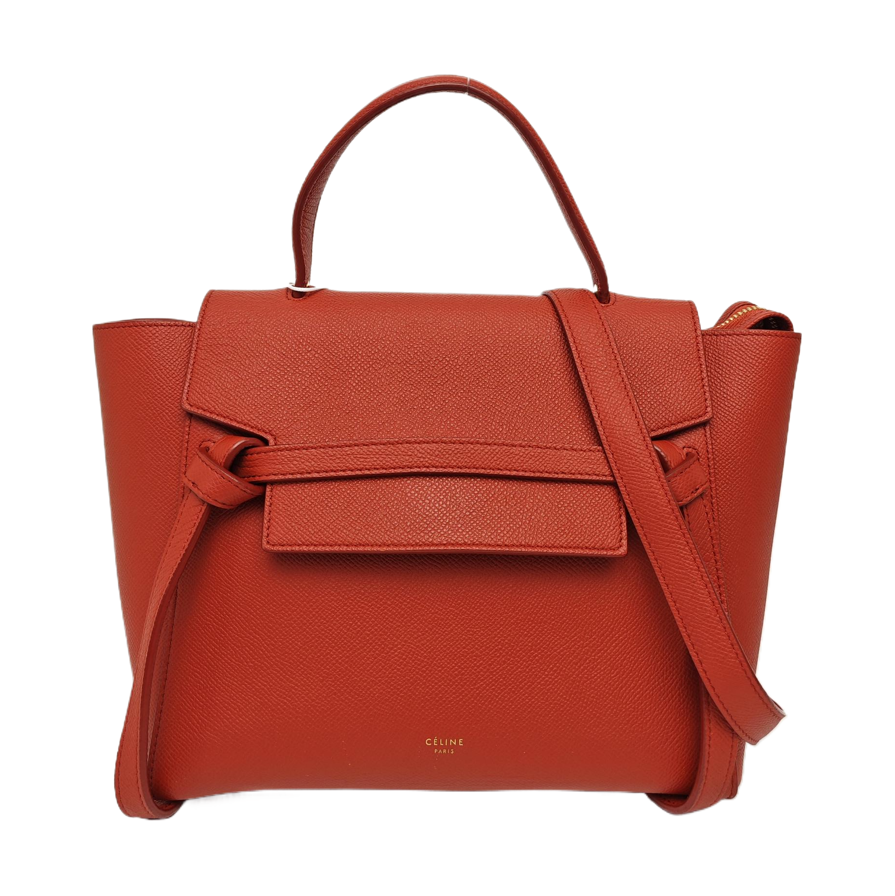 BELT Micro Calfskin Red