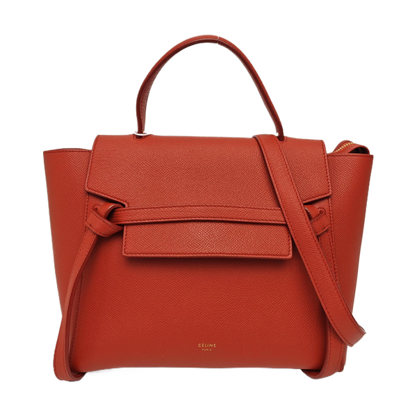 BELT Micro Calfskin Red