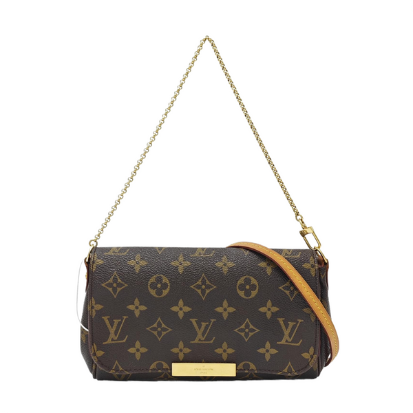 FAVORITE PM Monogram Coated Canvas Brown