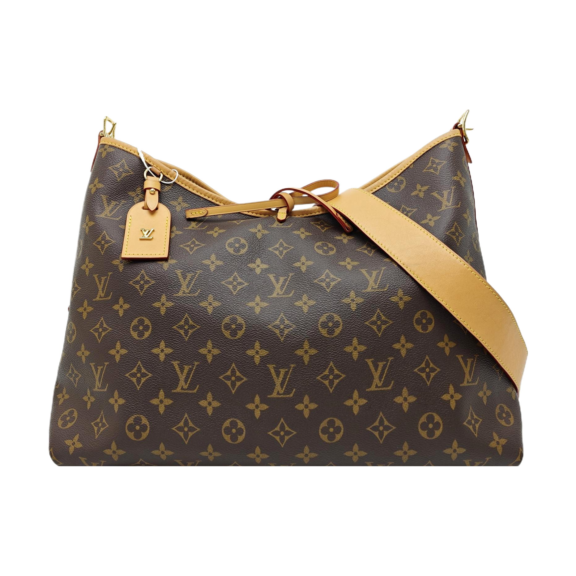 CARRYALL MM Monogram Coated Canvas Brown