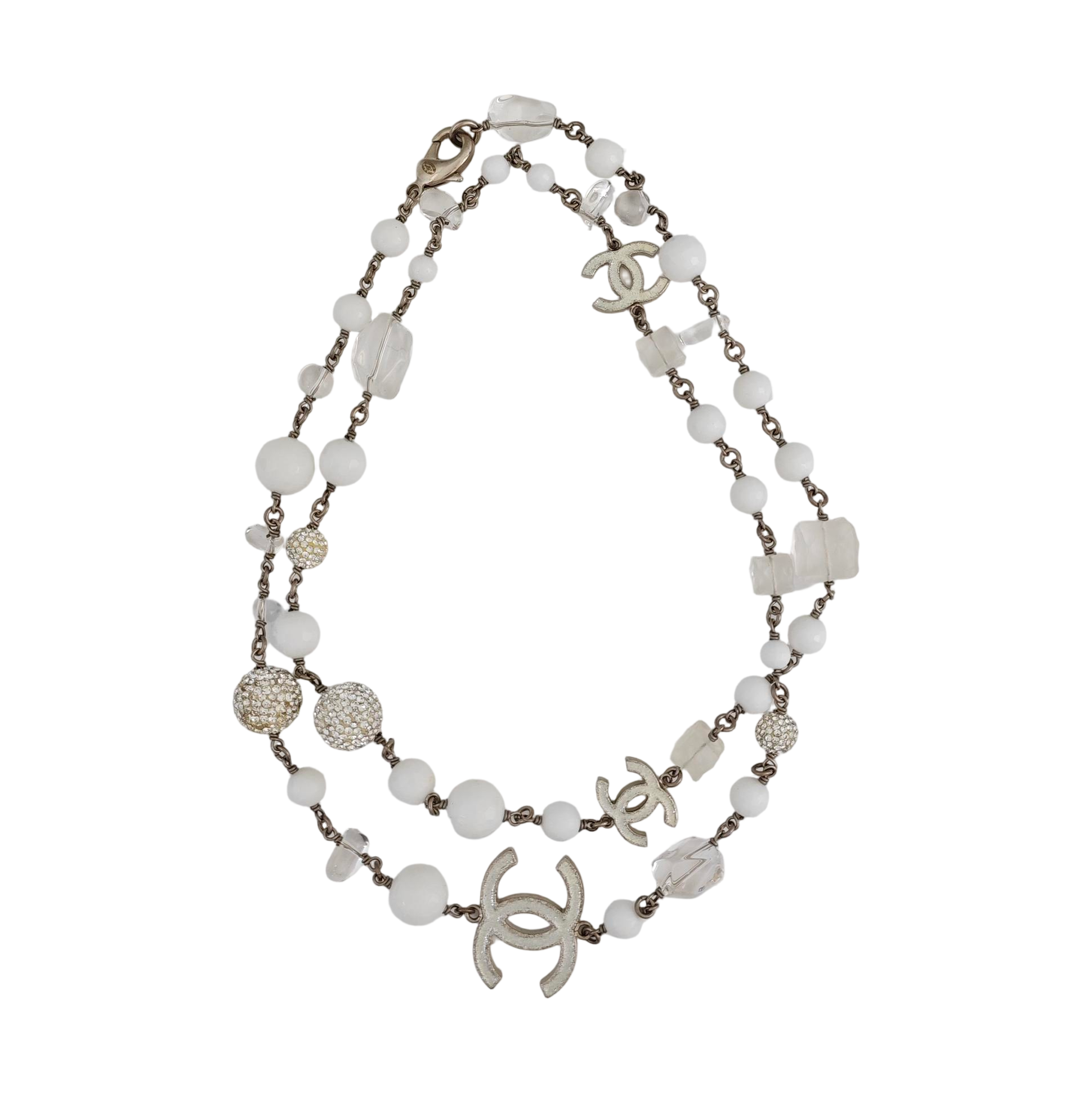 Metal White Necklace