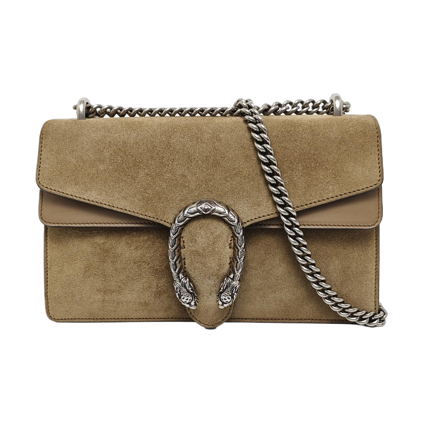 Authenticated pre-owned  Dionysus Small Suede Brown - Shoulder Bag at Looply