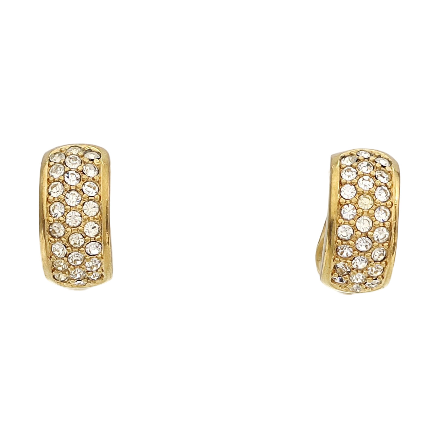 Metal Gold Clip On Earrings