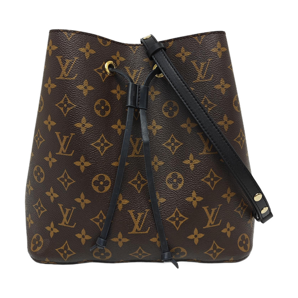 NÉONOÉ MM Monogram Coated Canvas Brown