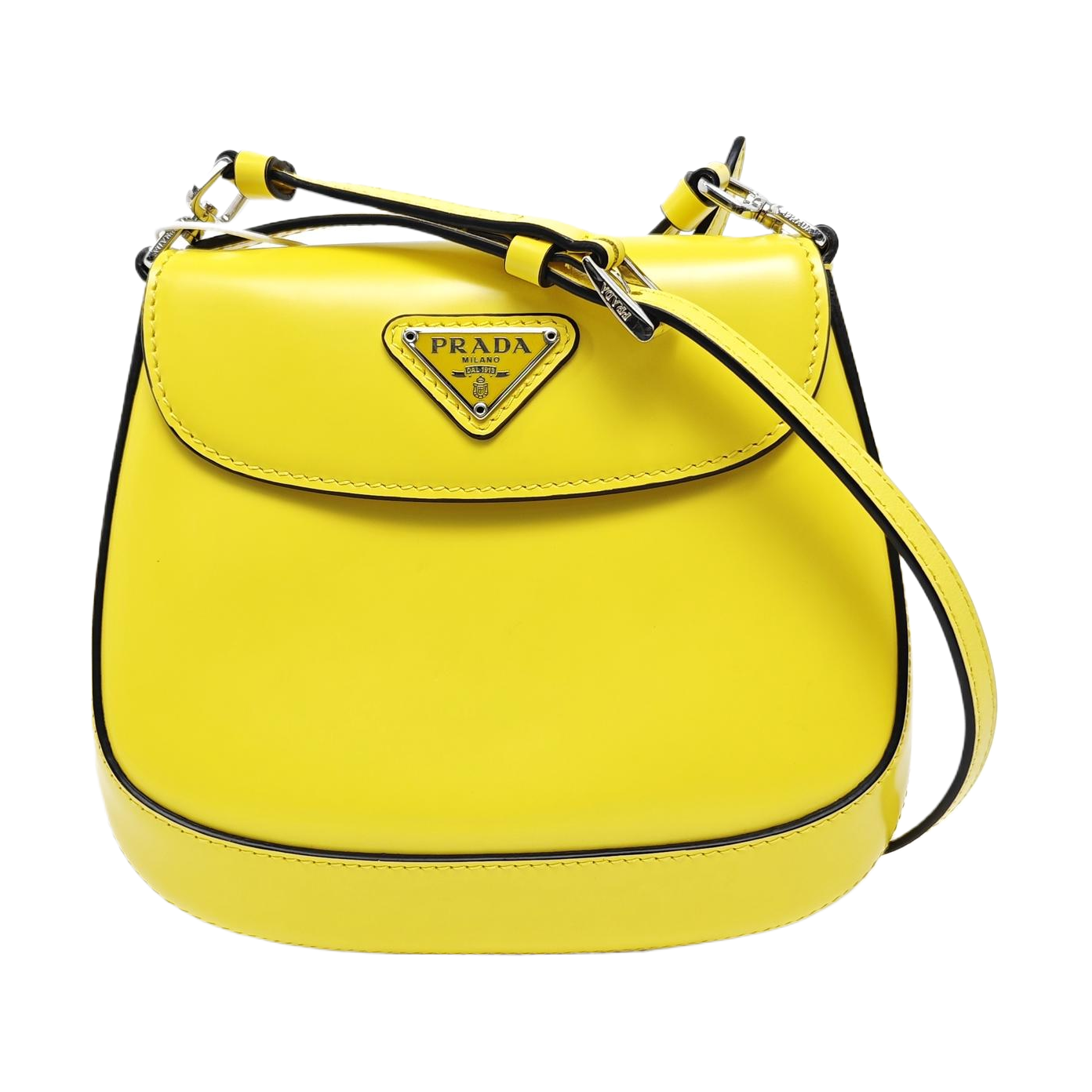 Cleo Mini Calfskin Yellow