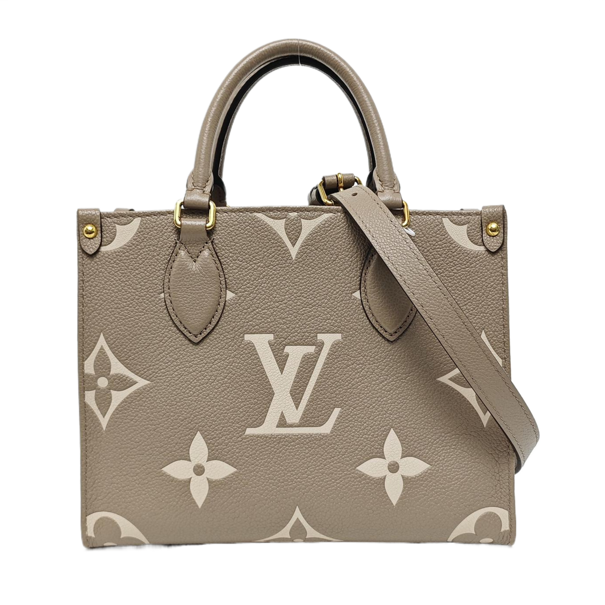 ONTHEGO PM Monogram Calfskin Gray