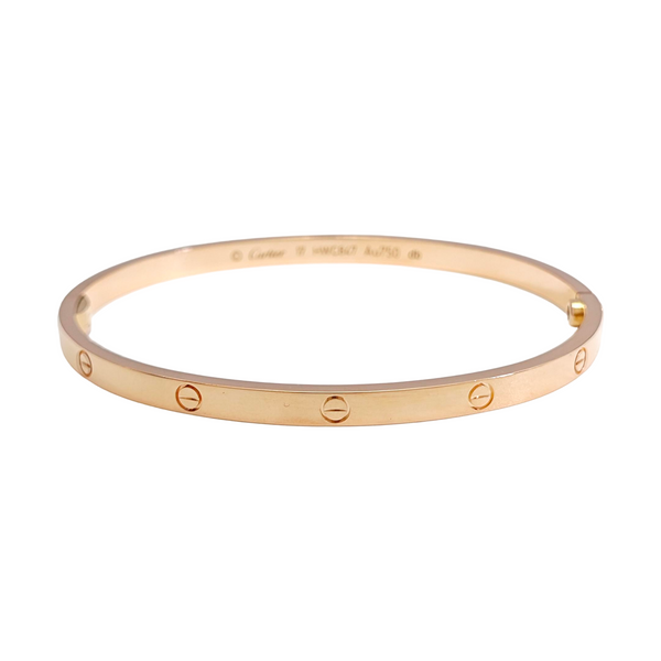 LOVE 18k Rose Gold Bangle