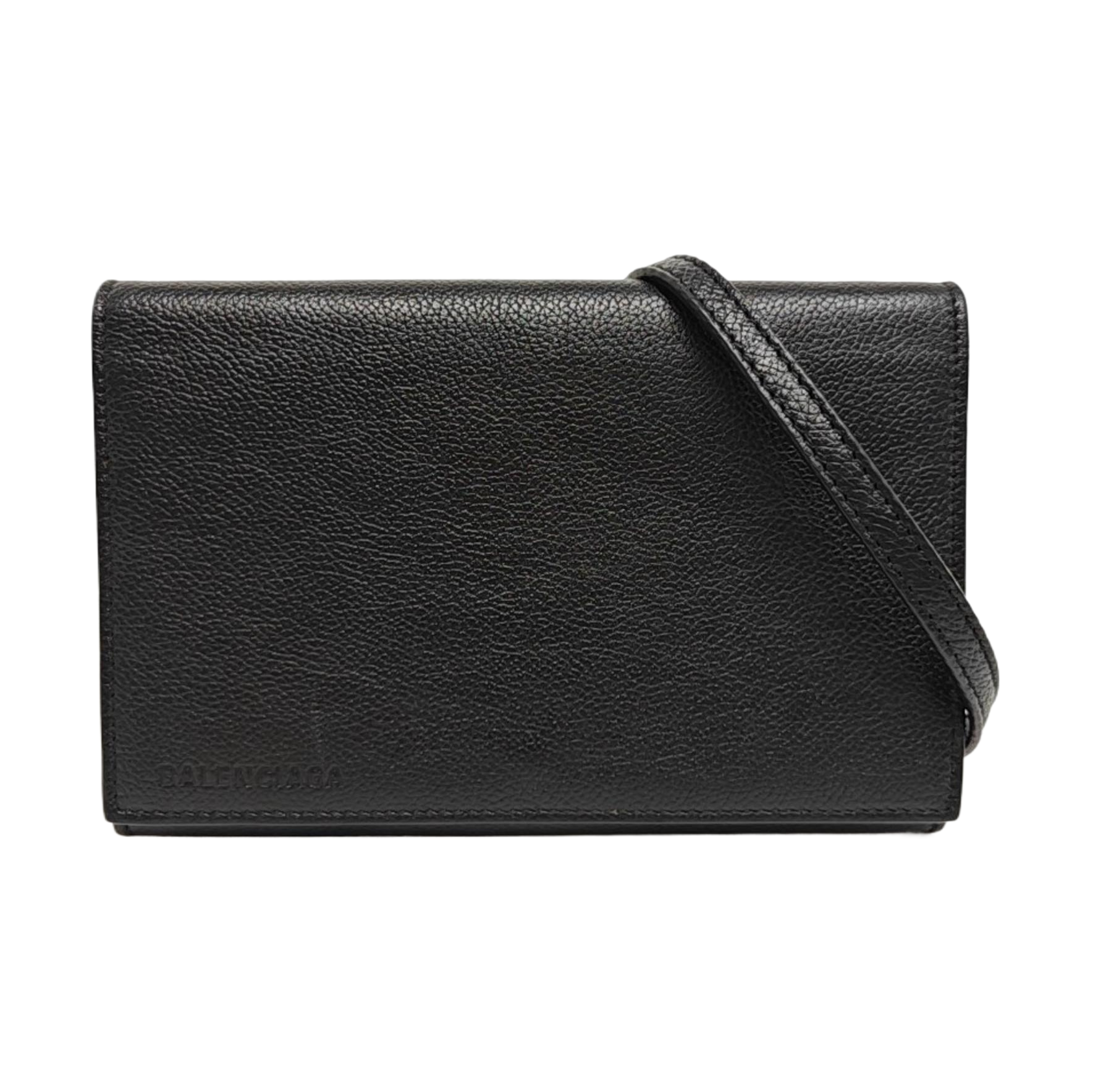 Calfskin Shoulder Bag Black