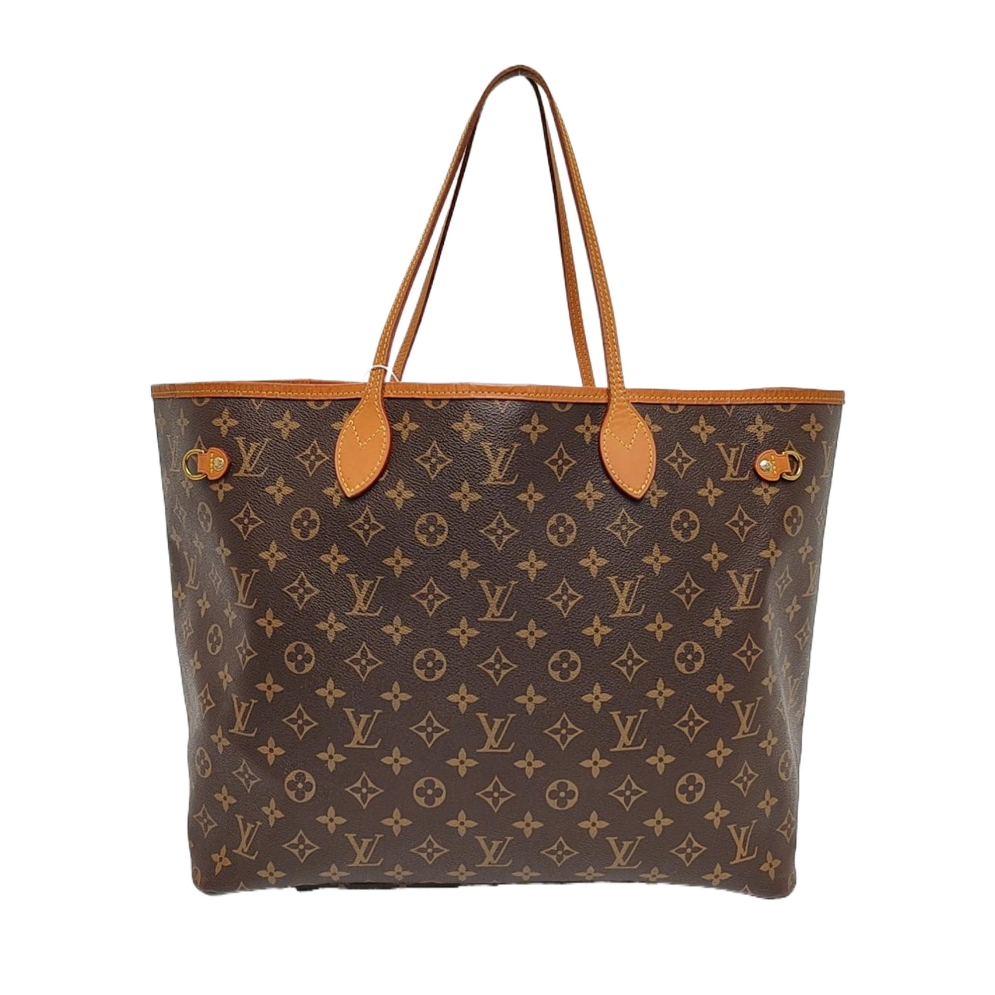 NEVERFULL GM Monogram Coated Canvas Brown
