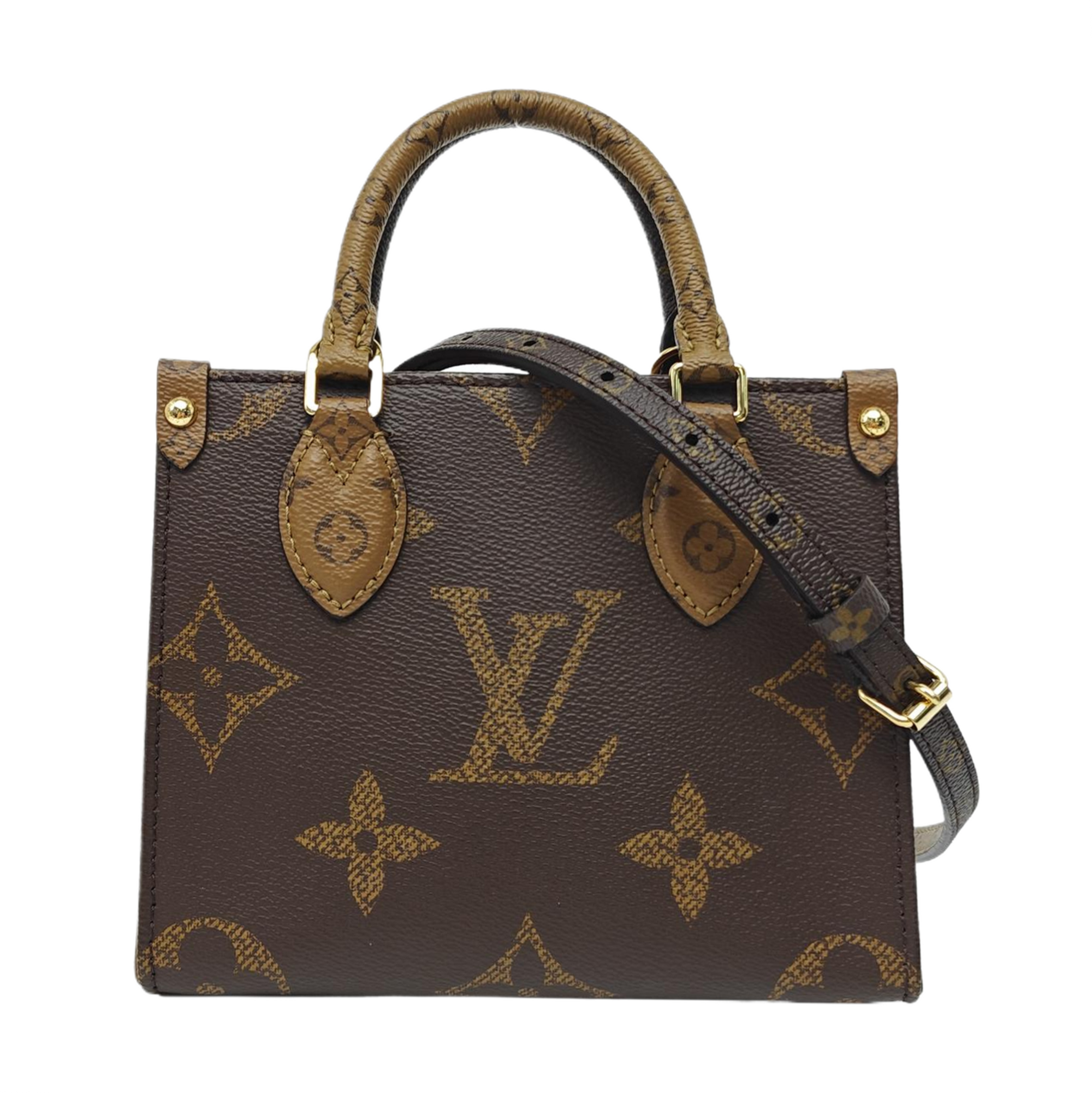 ONTHEGO BB Monogram Coated Canvas Brown