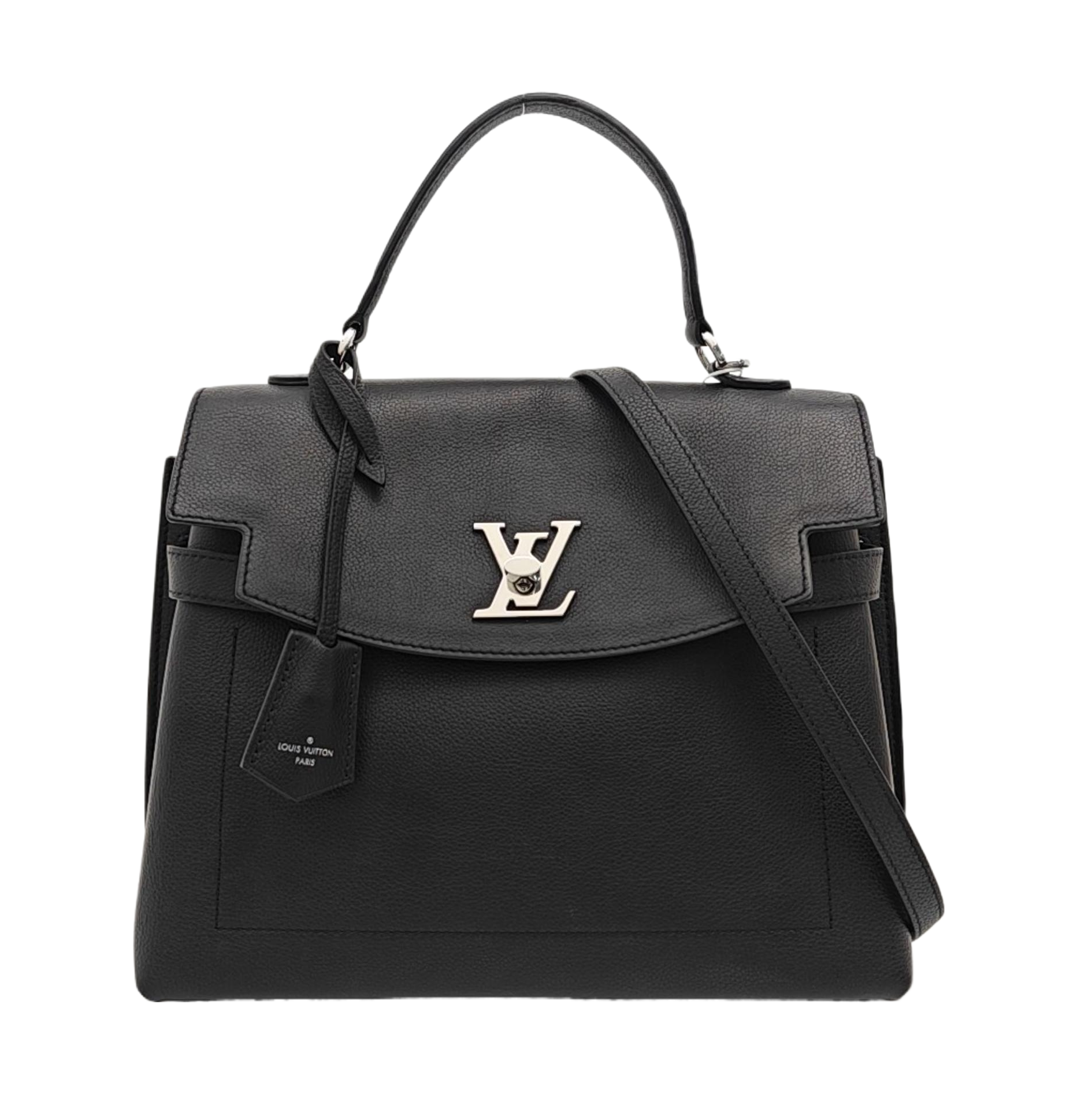 LOCKME EVER MM Calfskin Black