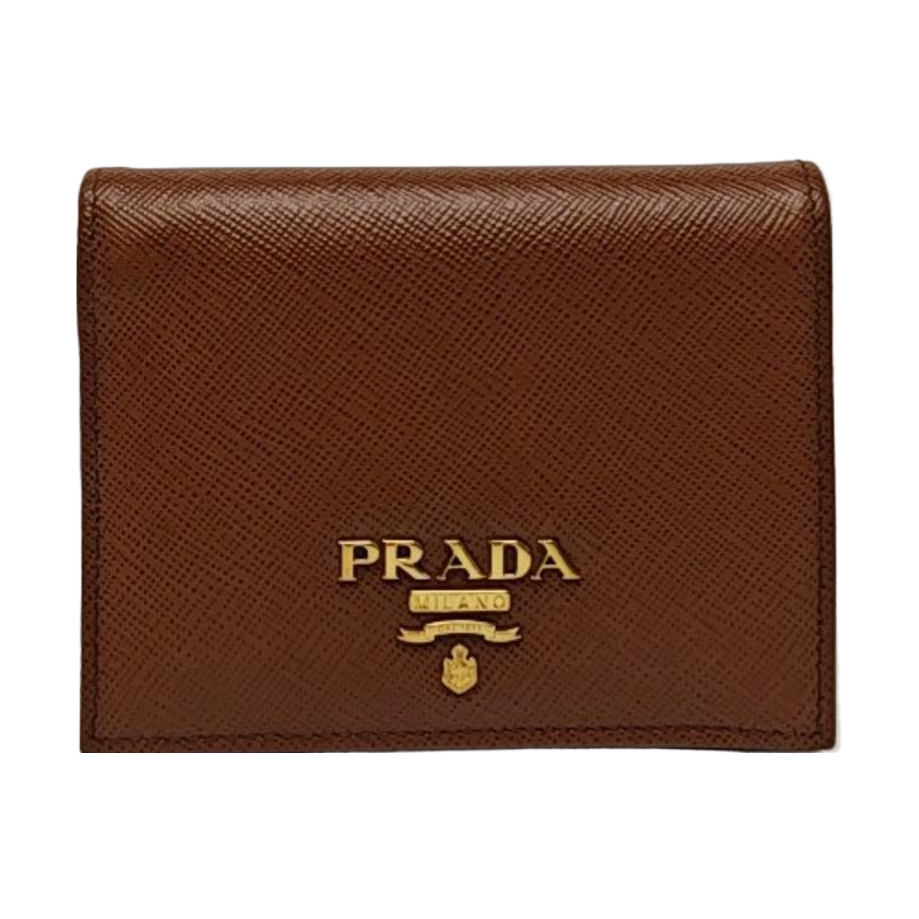 Calfskin Wallet Small Brown