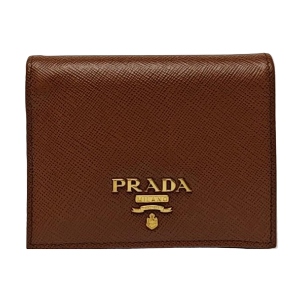 Calfskin Wallet Small Brown