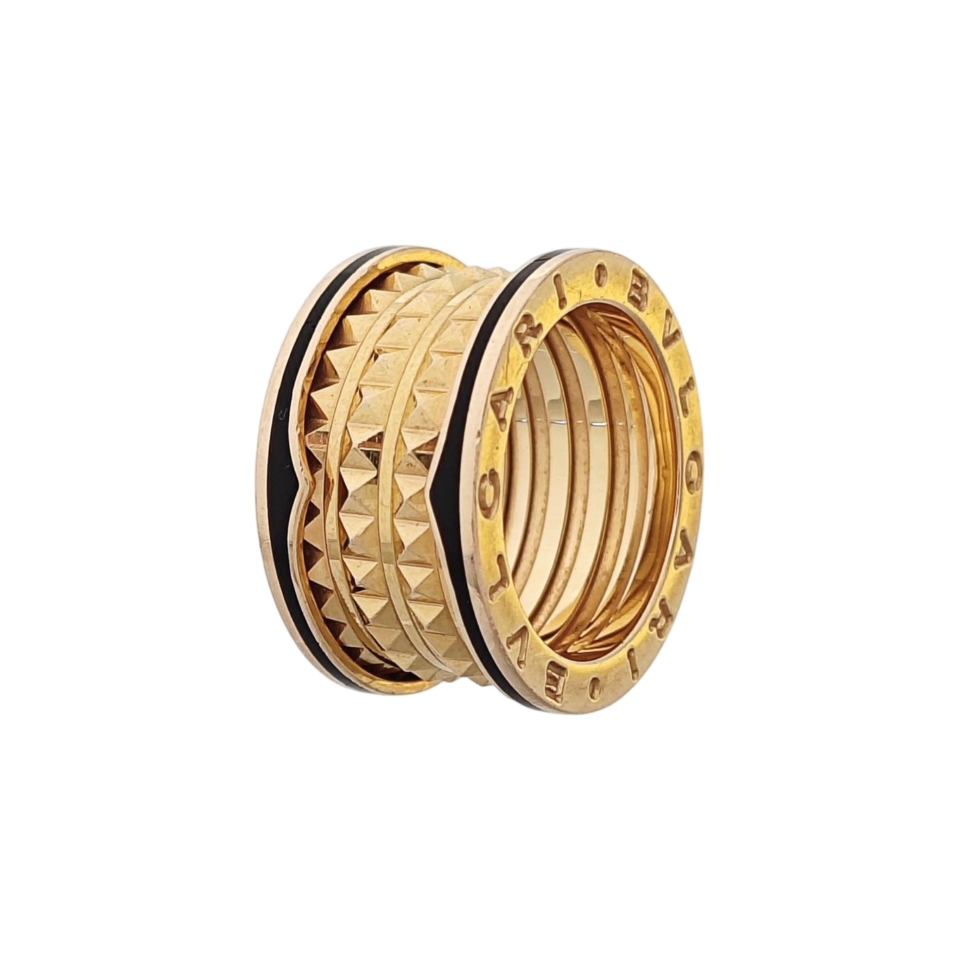 B.ZERO1 18k Rose Gold Ring EU 52