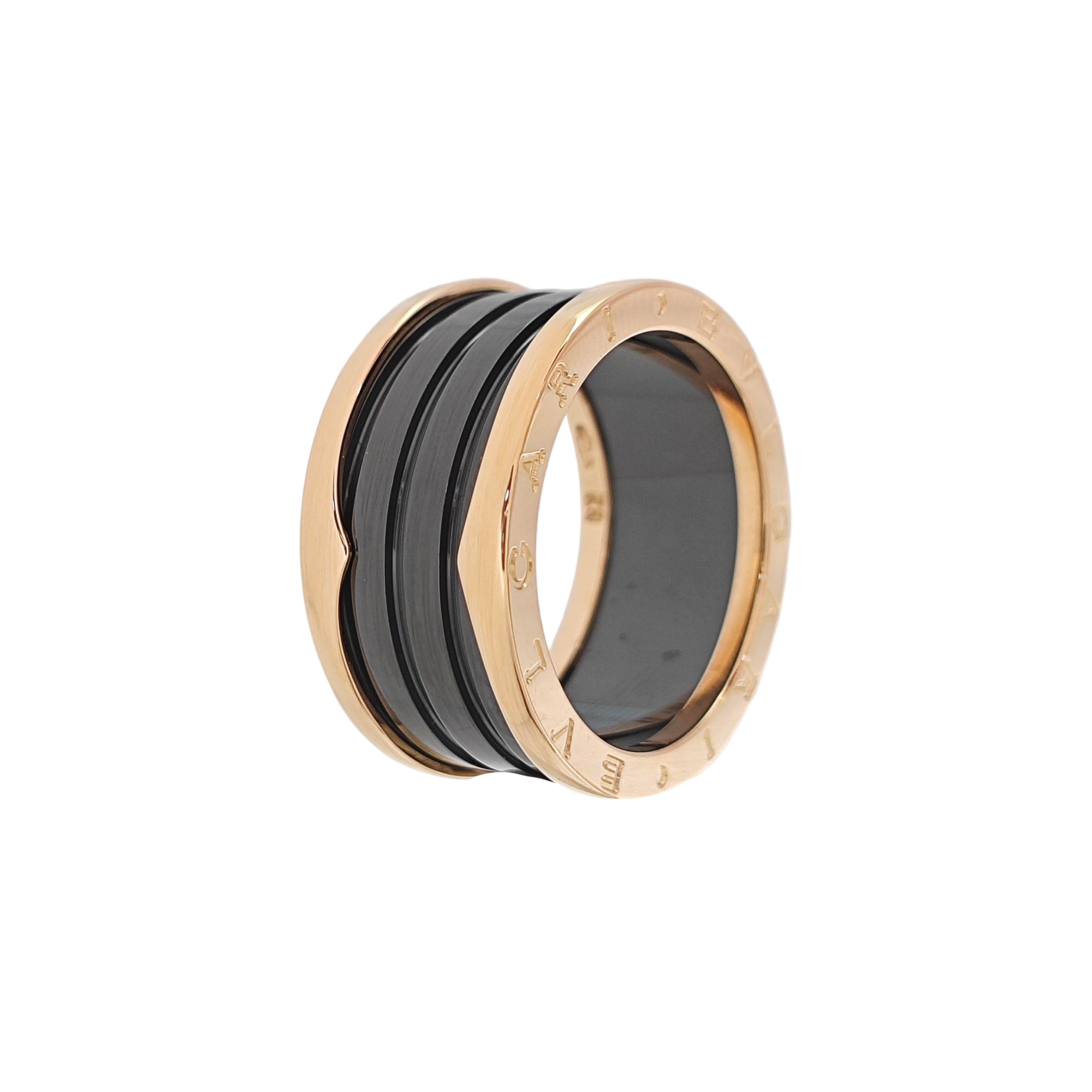 B.ZERO1 18k Rose Gold Ring EU 62