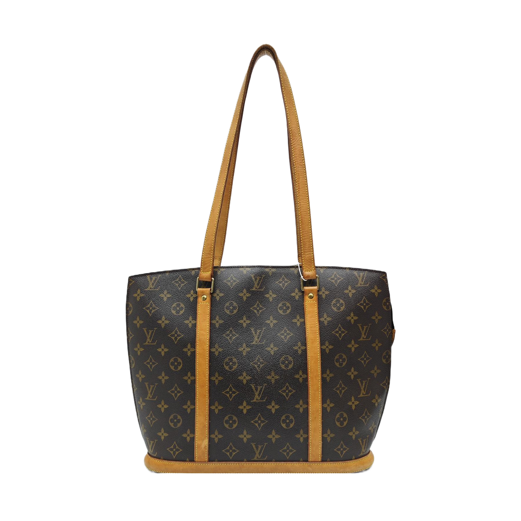 VINTAGE BABYLONE Monogram Coated Canvas Brown