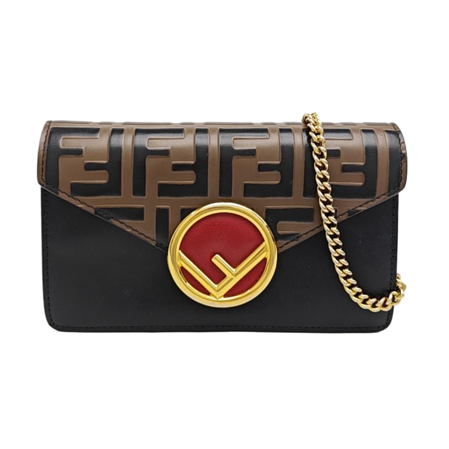 Double Micro Calfskin Black