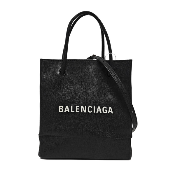 Shopping Bag Large Calfskin Black