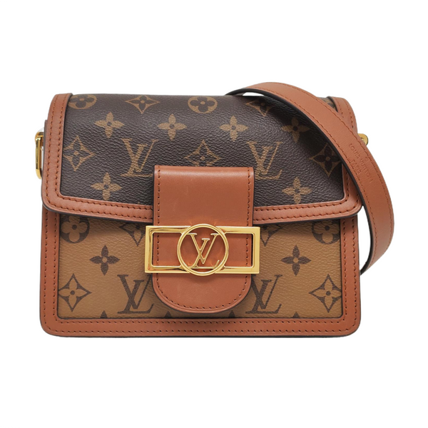 DAUPHINE Mini Coated Canvas Brown