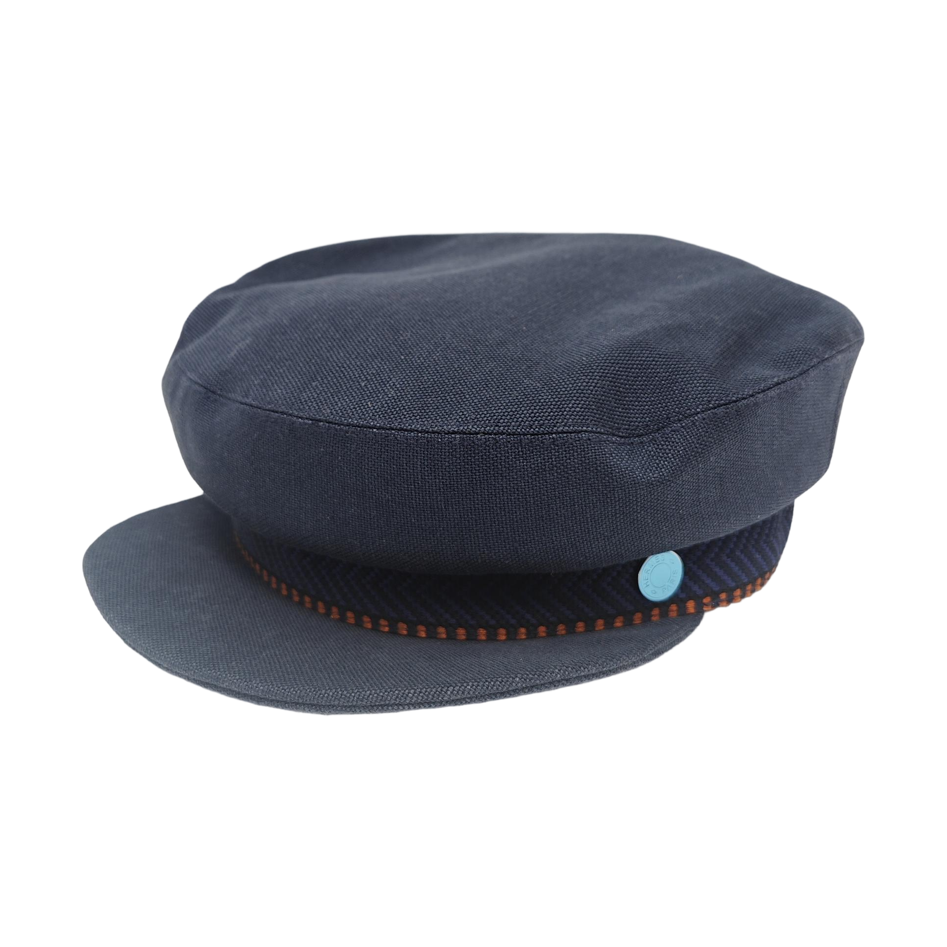 Linen Hat Blue