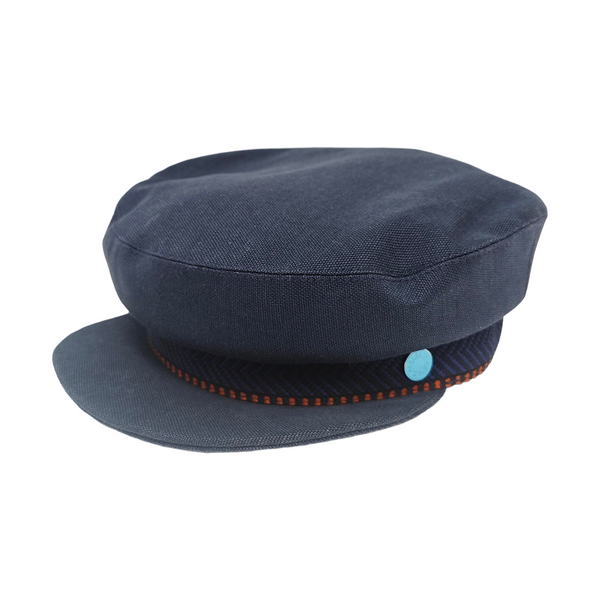 Linen Hat Blue