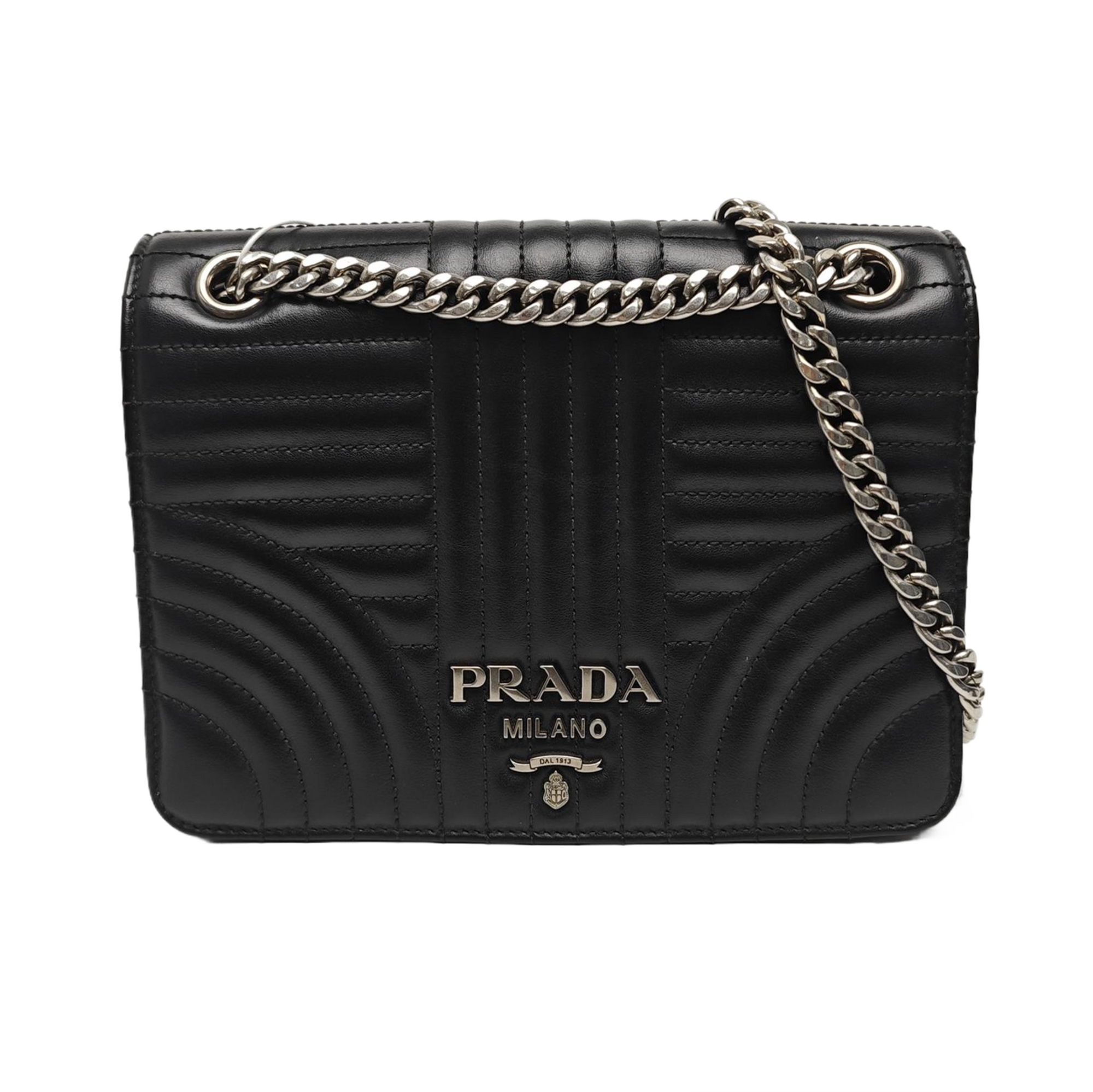 Diagramme Quilted Calfskin Black