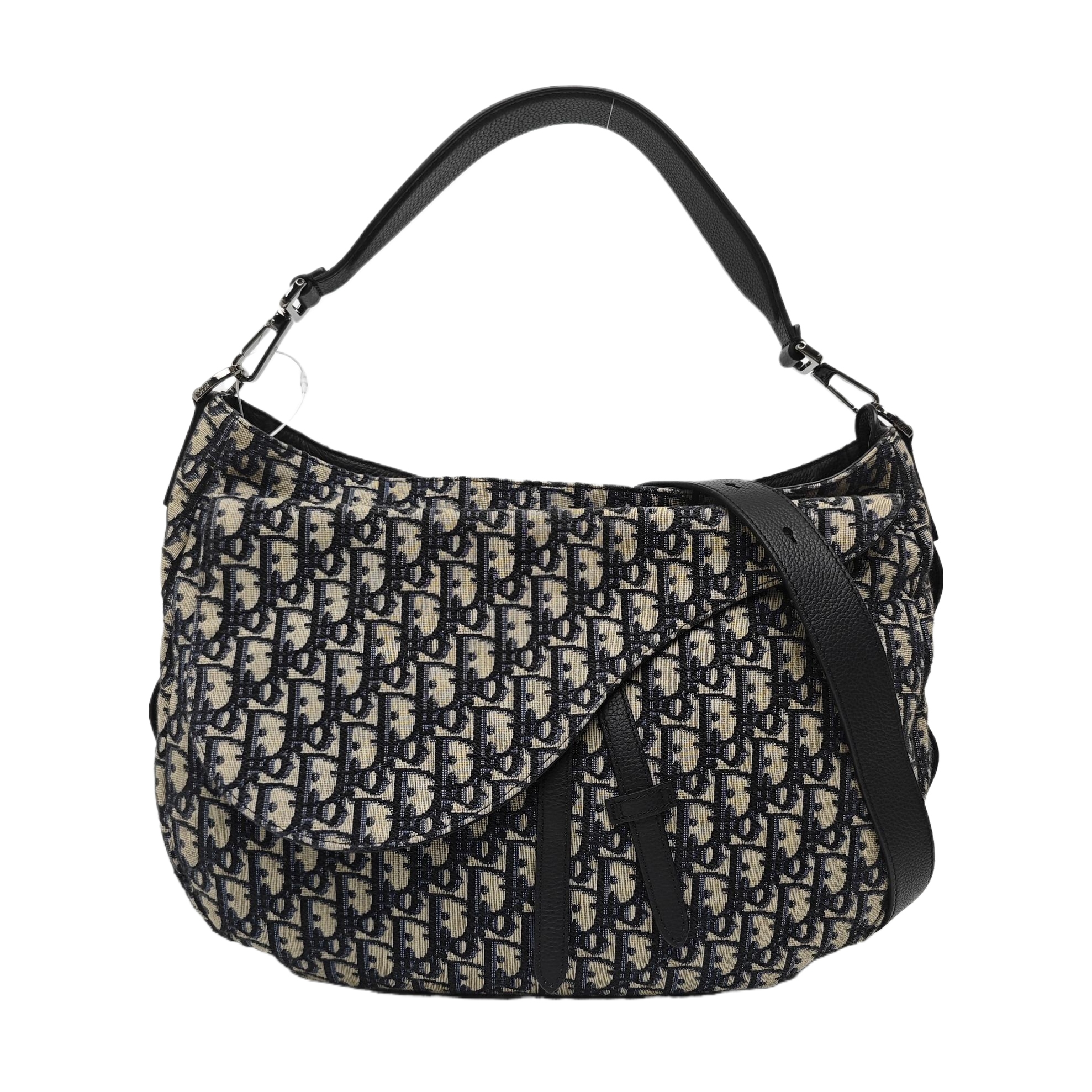 Saddle Oblique Canvas Black