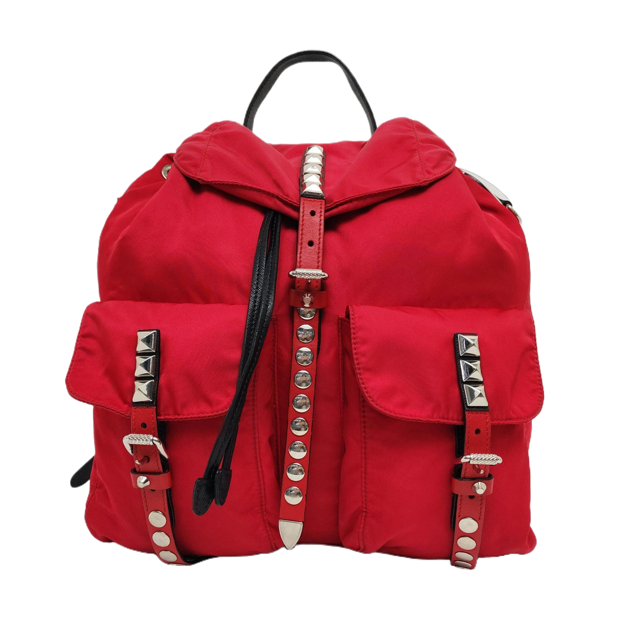 Black Nylon Nylon Red