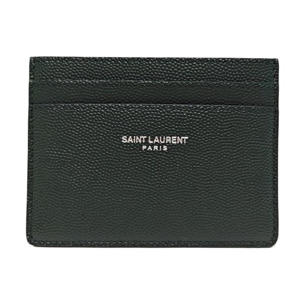 Calfskin Card Holder Green