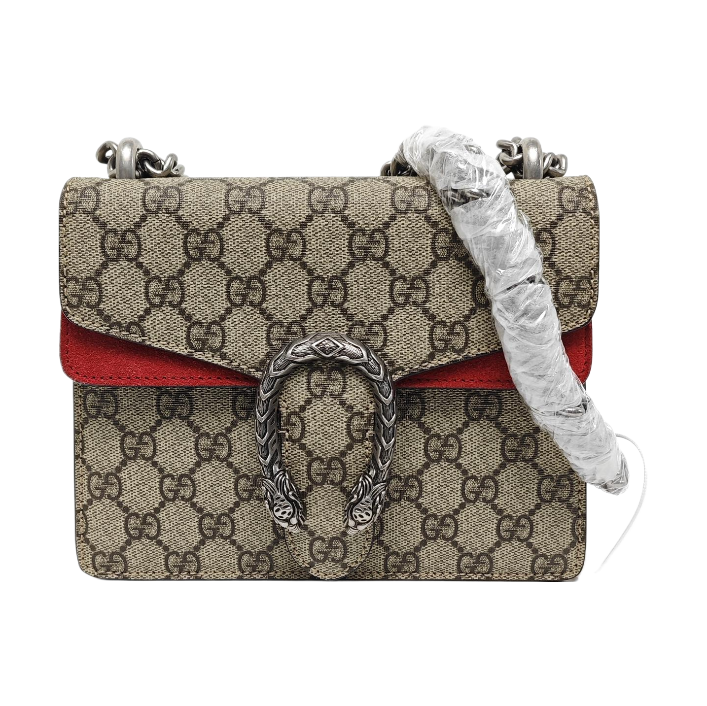 Dionysus Mini Monogram Coated Canvas Beige